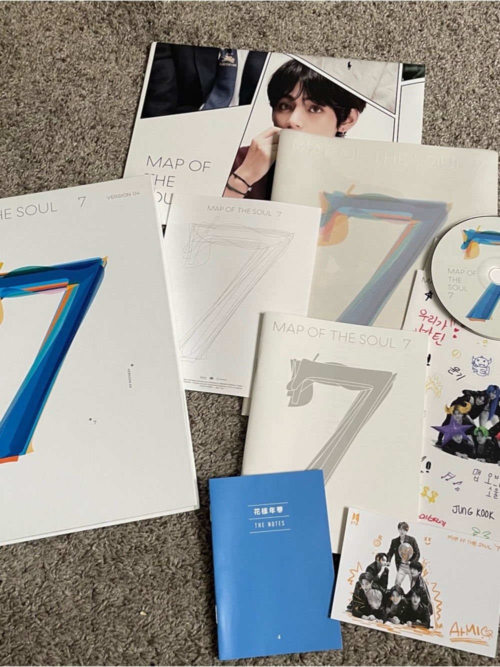 Map of the Soul 7 Ver. 04 Album Set - White & Blue